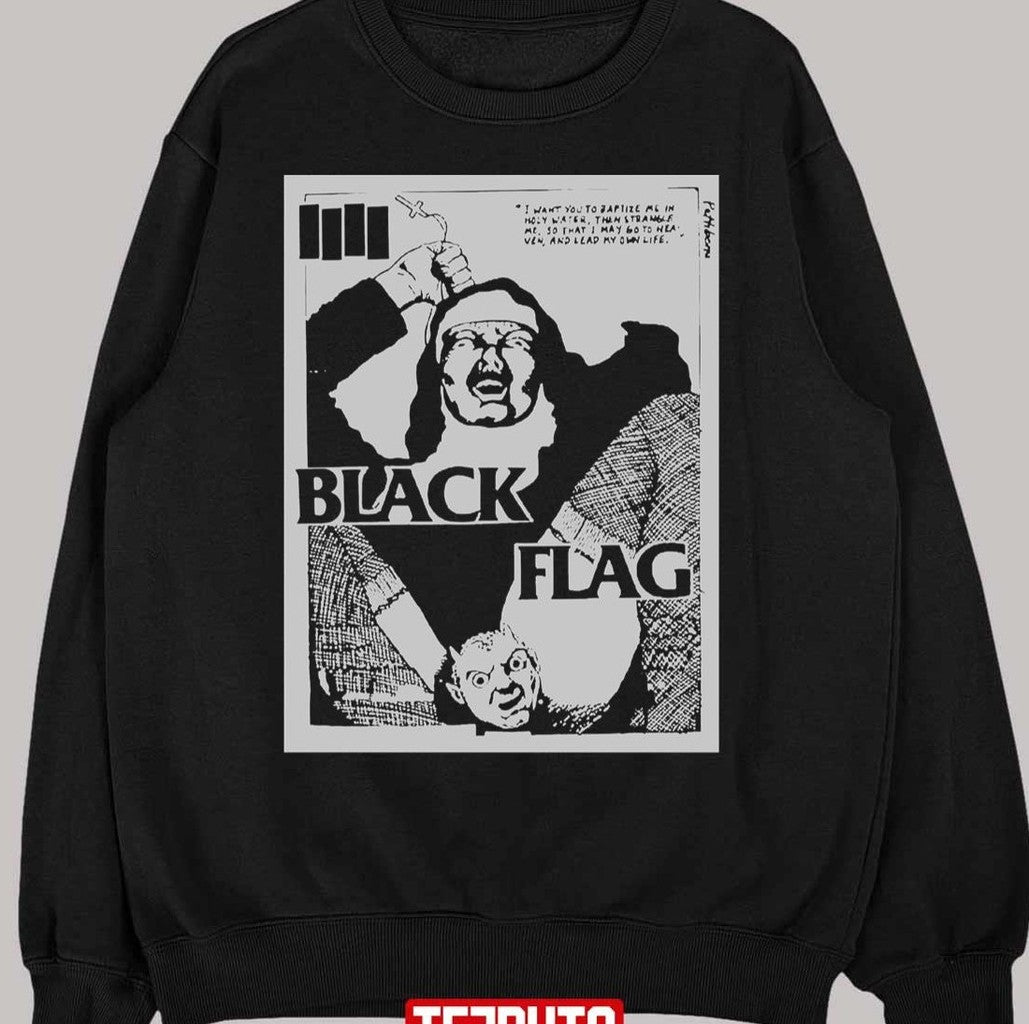 Black Flag Nun Unisex T-Shirt