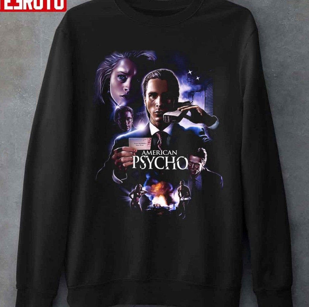 Poster Artwork American Psycho Movie Unisex T-shirt