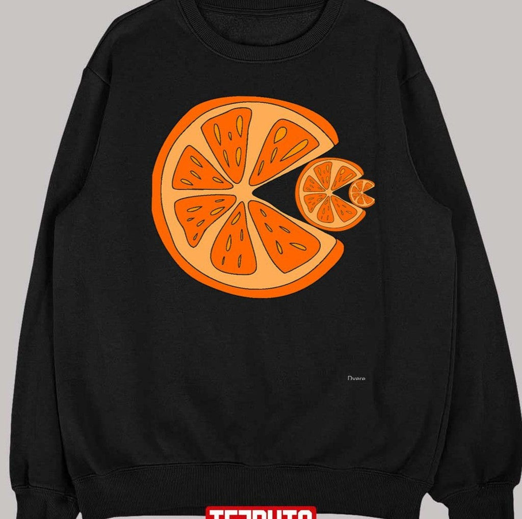 Orange Logo Version Pacman Game Unisex T-Shirt