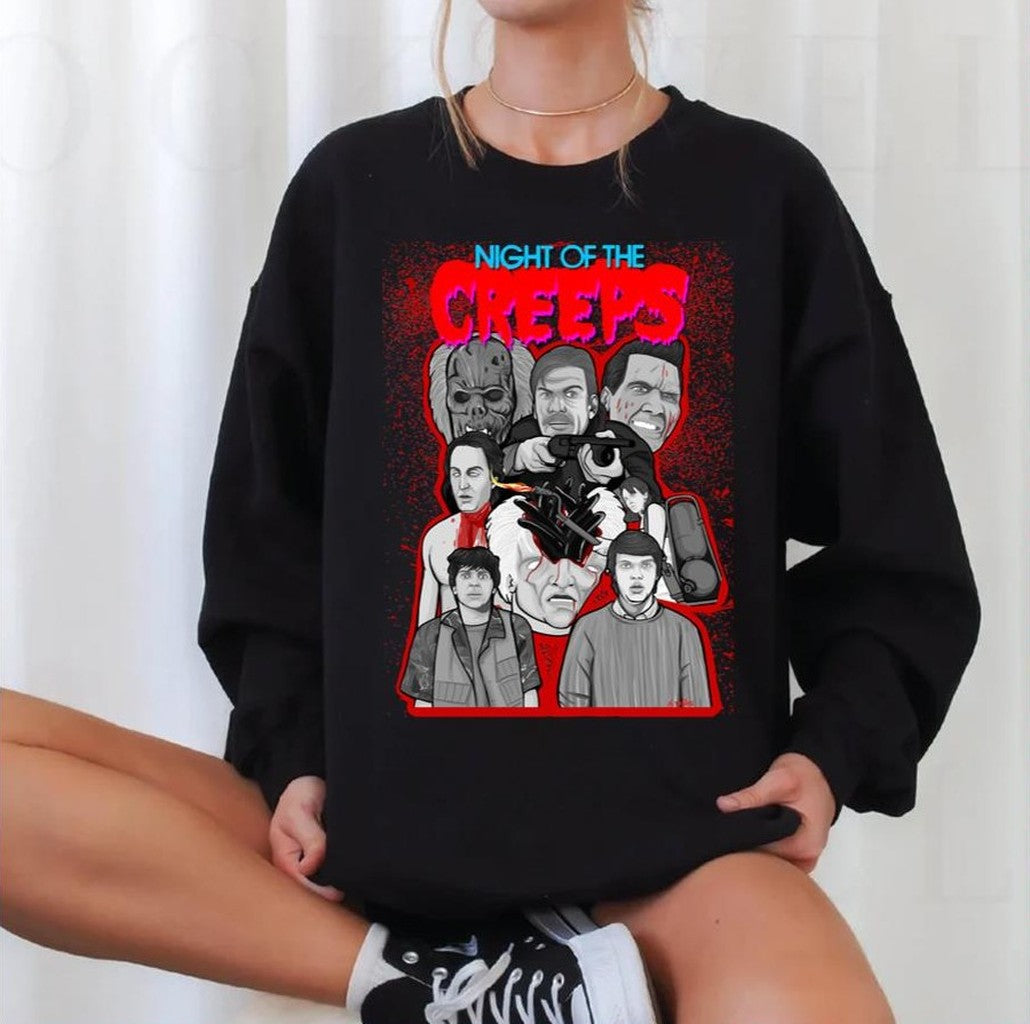 The Creeps Collage Vintage Photograp Unisex Sweatshirt