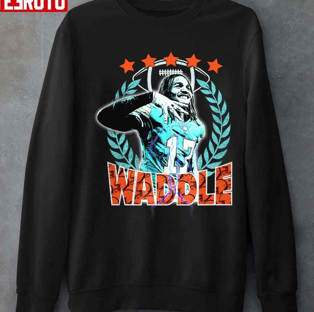 Number 17 Jaylen Waddle Unisex T-shirt