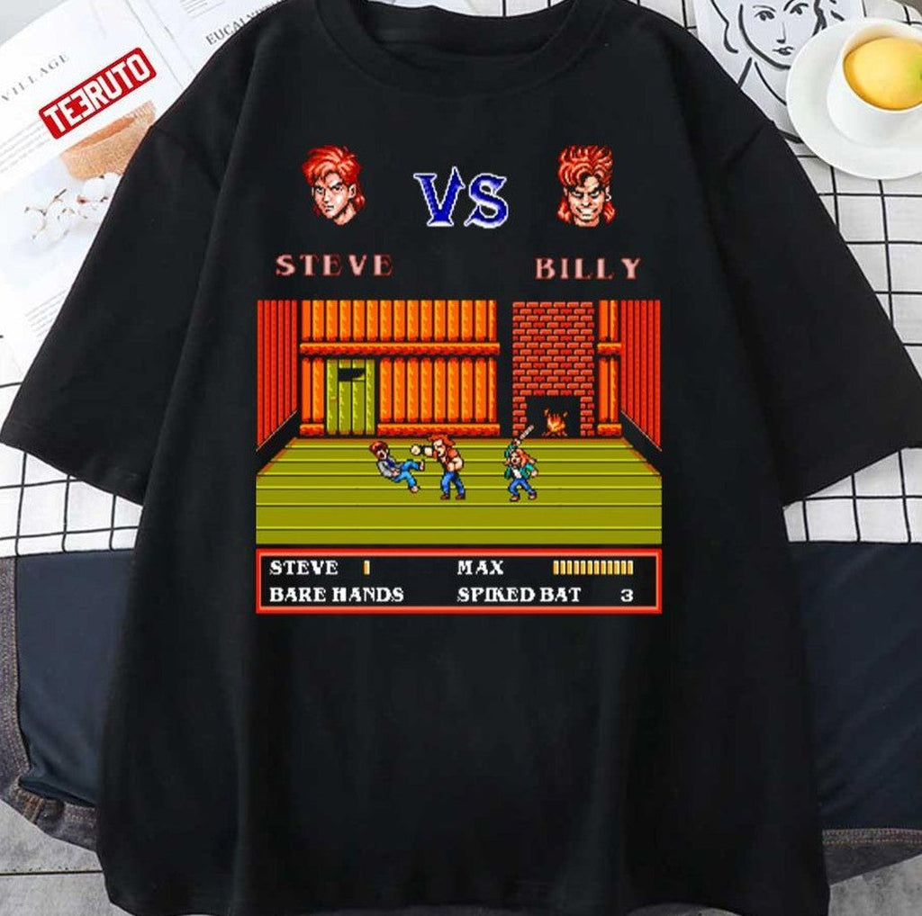 Steve Vs Billy And Max Double Dragon Unisex Sweatshirt