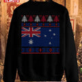 Australian Flag Christmas Australian Ugly Sweater Pattern Unisex Sweatshirt