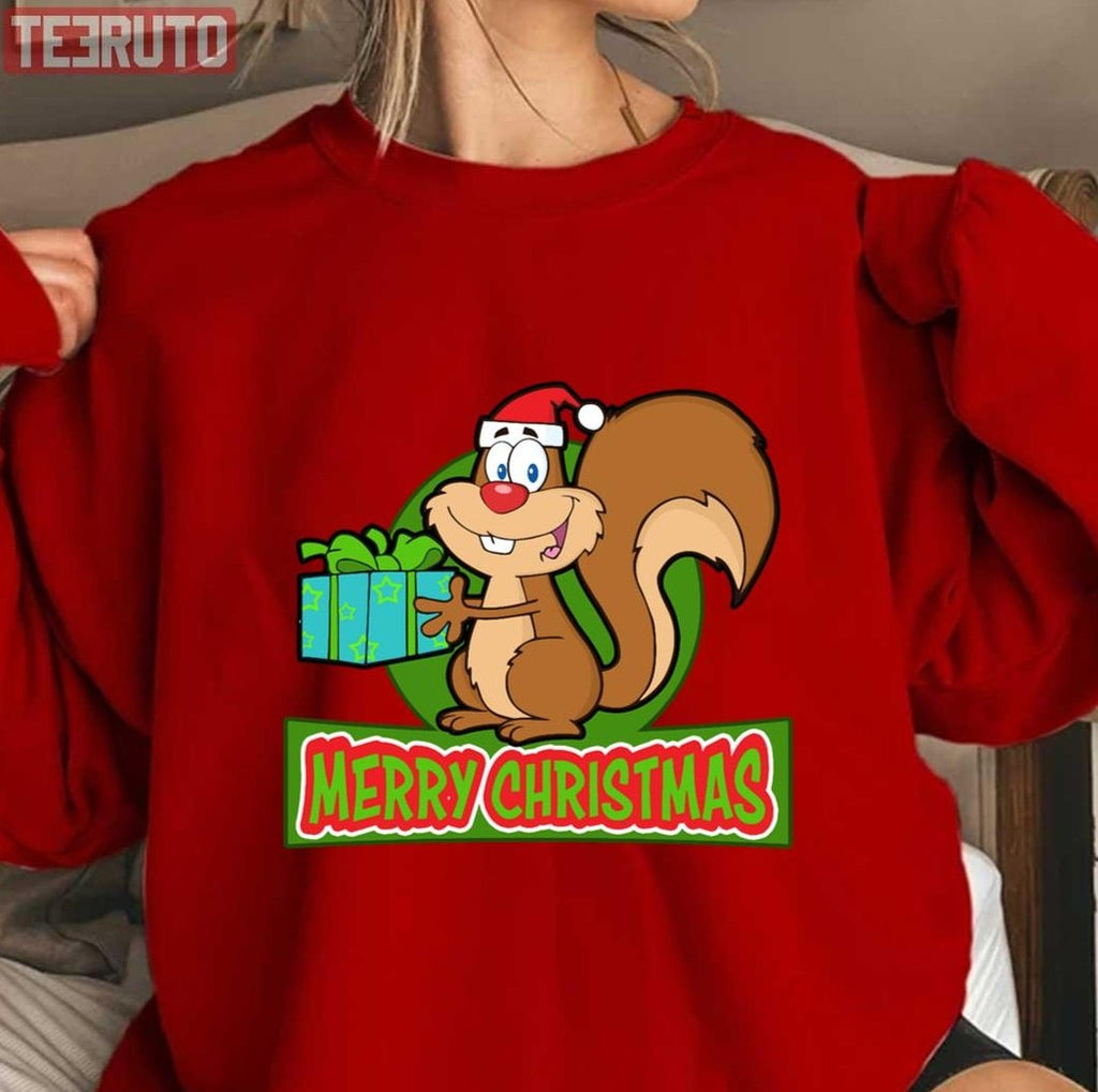 Squirrel Christmas 2023 Unisex Sweatshirt