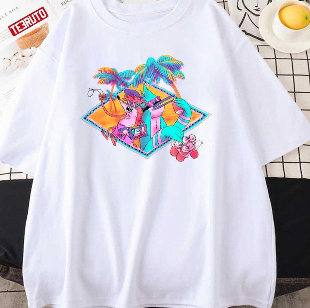 Summertime Regular Show Neon Unisex Sweatshirt