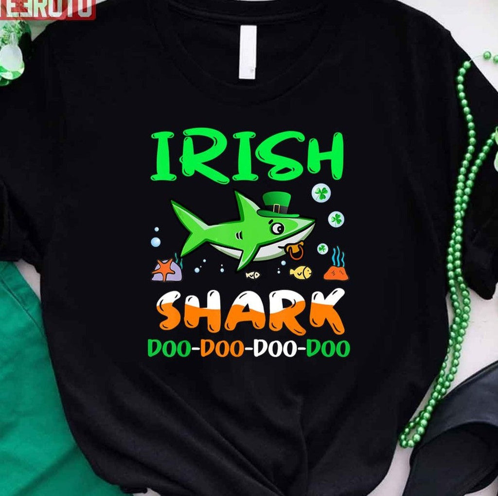 Saint Patricks Day Irish Shark Doo Doo Doo Unisex T-Shirt