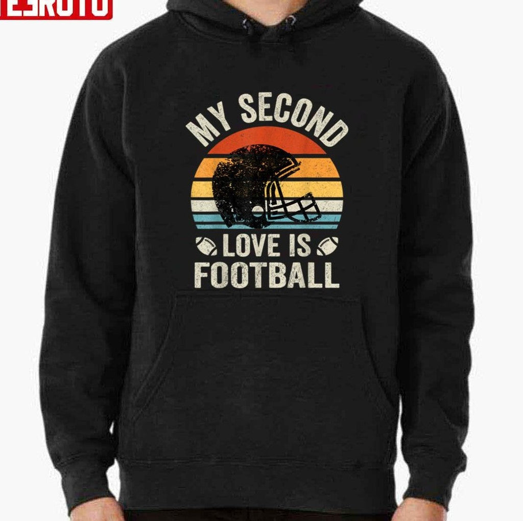 My Second Love Is Football Vintage Unisex T-shirt