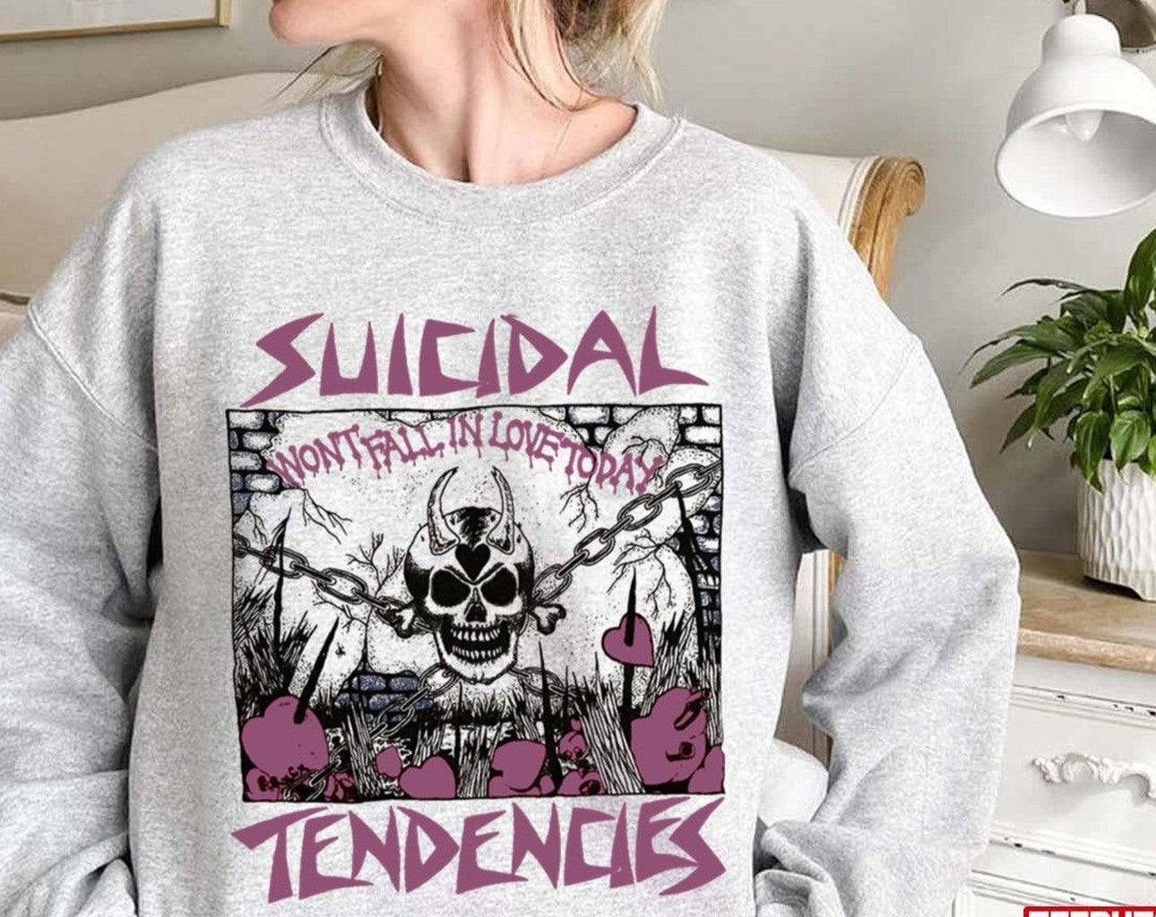 Promise Will Fall In Love Tomorrow Suicidal Tendencies Unisex Sweatshirt