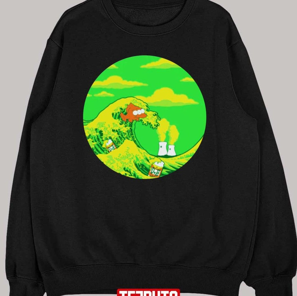 The Great Wave Off Springfield Unisex T-Shirt