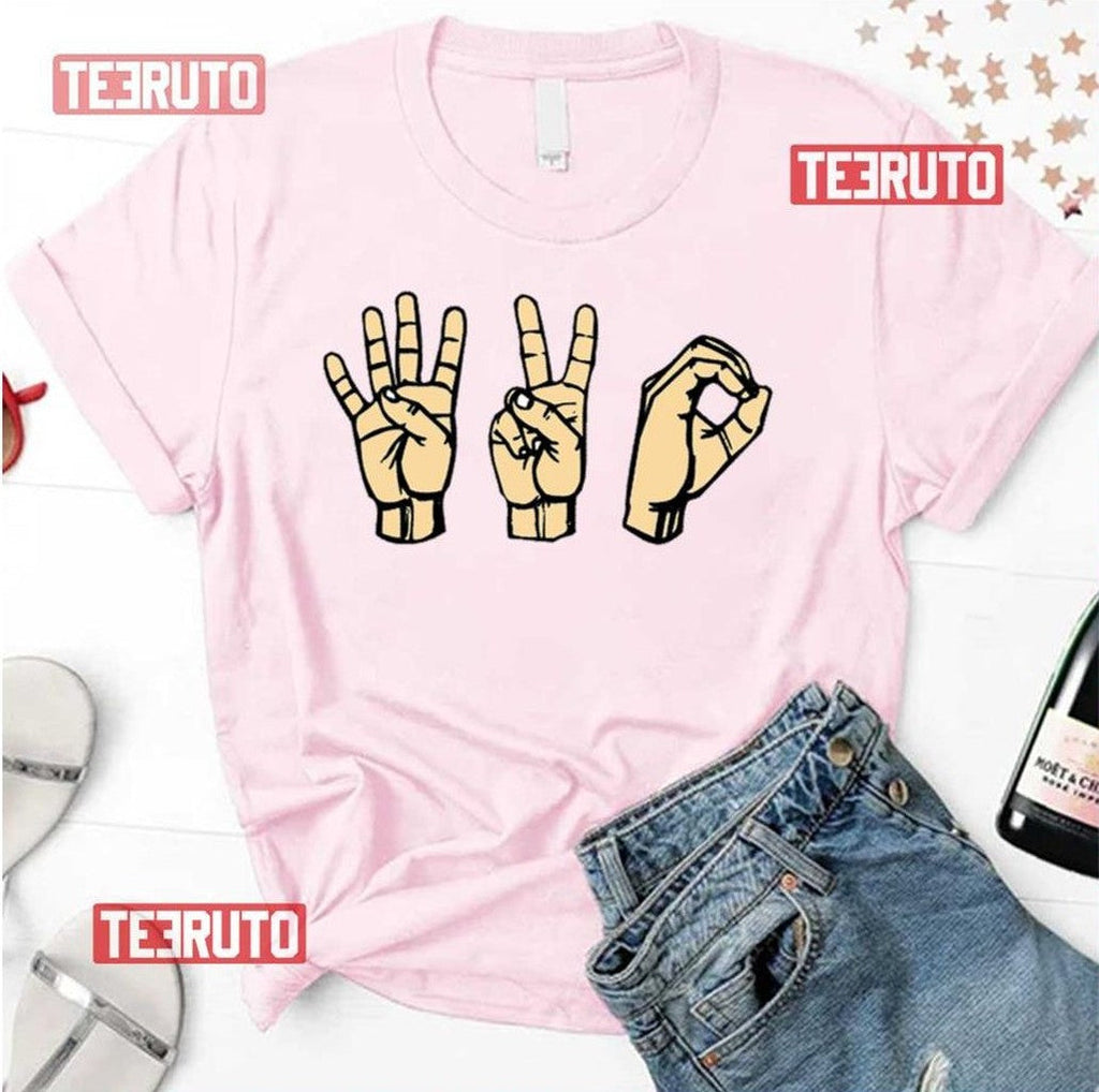 420 Hands Sign Language Unisex T-Shirt