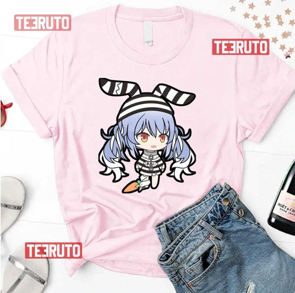 New Costume Hololive Usada Pekora Unisex T-Shirt