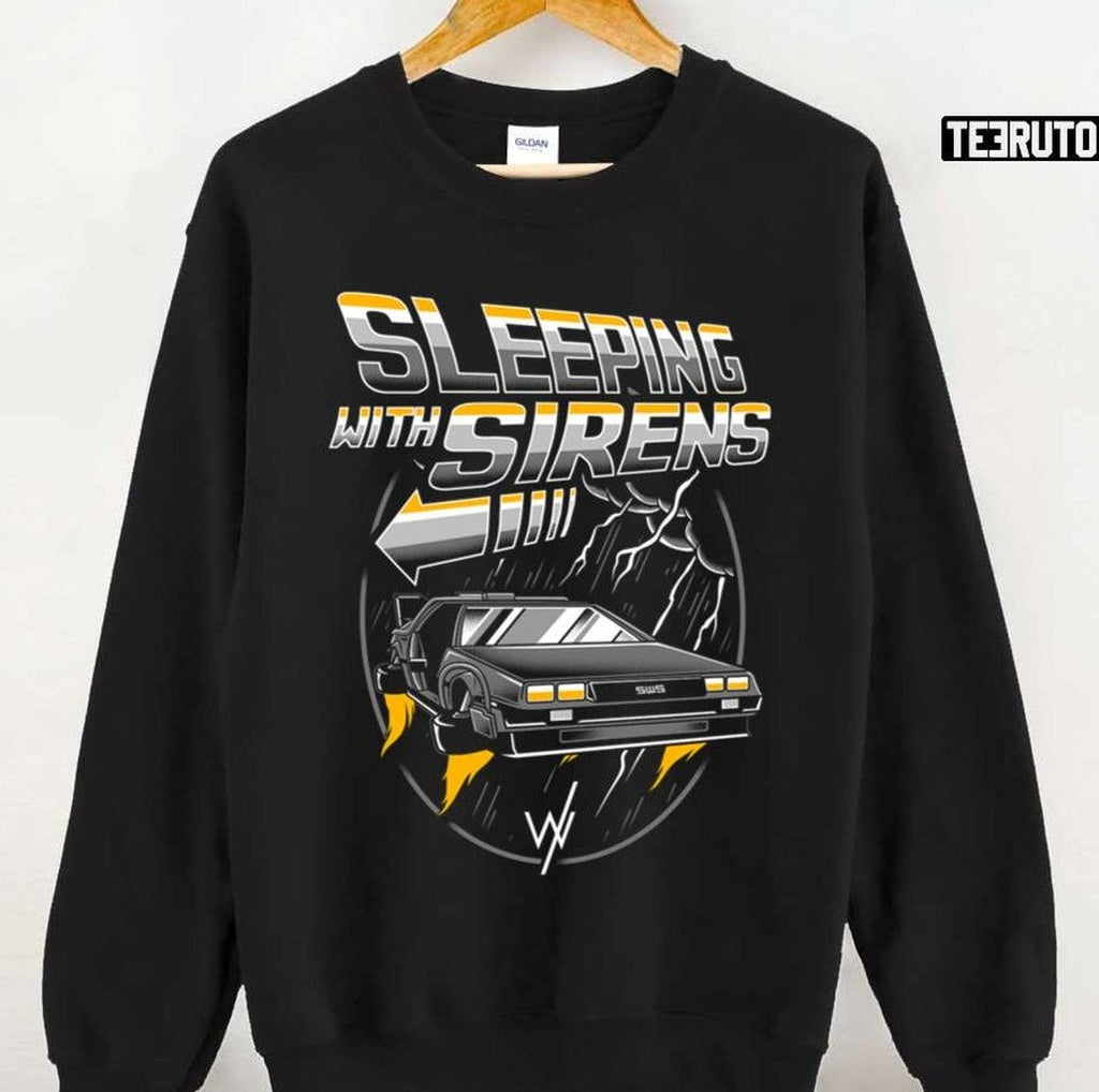 The Car Back To The Future Sleeping With Sirens Band Unisex T-Shirt