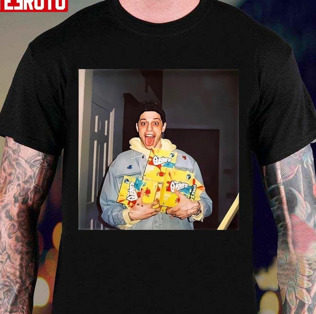 Pete Davidson Holding Gushers Packages Funny Unisex T-Shirt