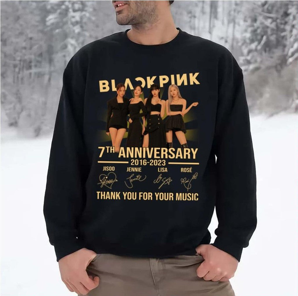 7th Anniversary 2016 Thank You For Memories Signatures 2023 New Tour Unisex Sweatshirt