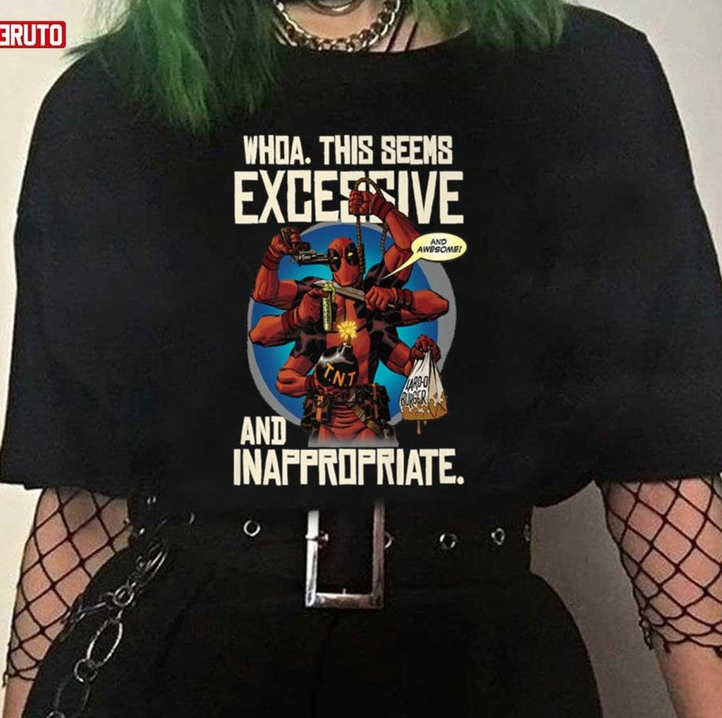Six Inappropriate Deadpool Arms Unisex T-Shirt