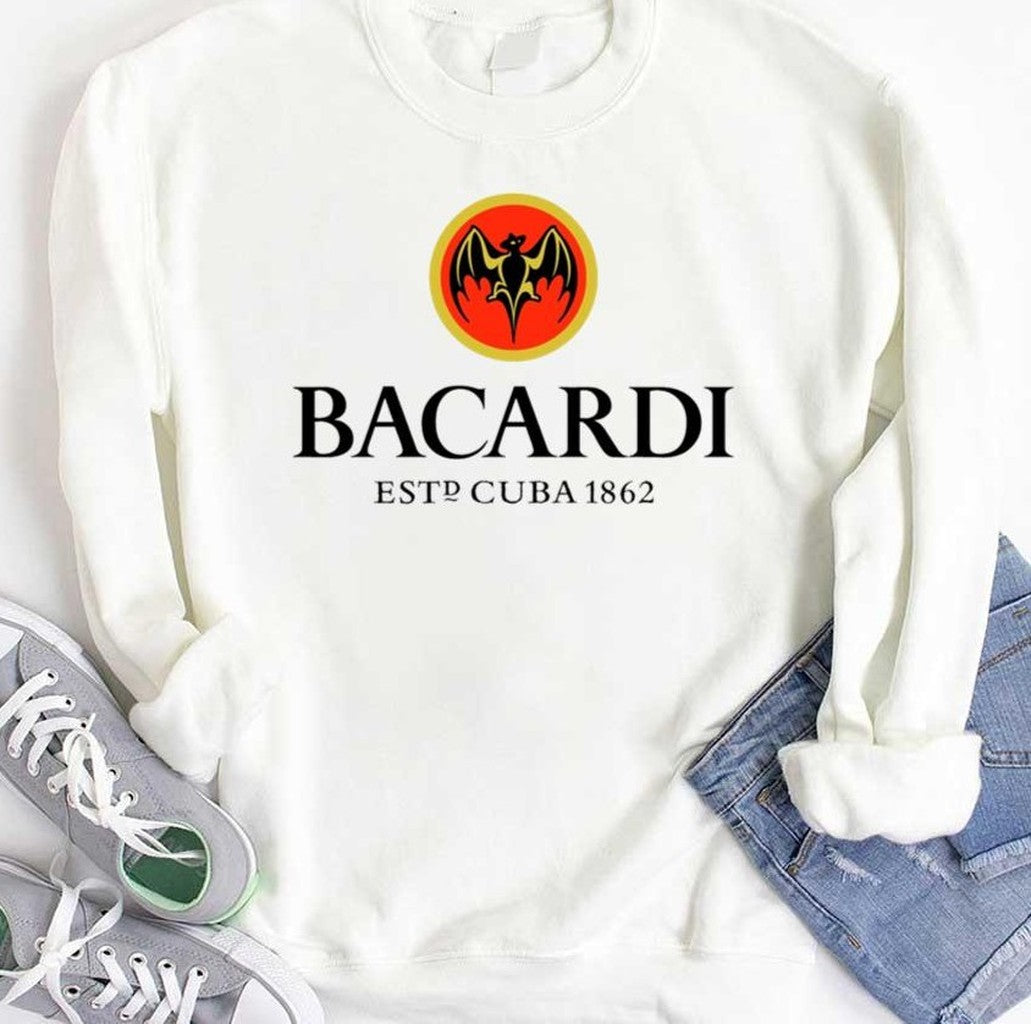 Bacardi Est Cuba 1862 Best Rum Ever Unisex Hoodie