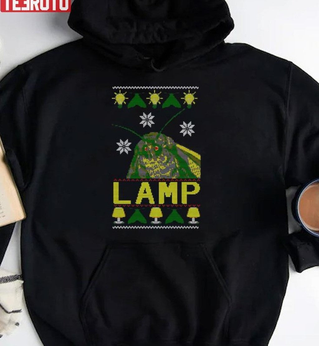 Moth Lamp Meme Christmas Unisex Sweatshirt