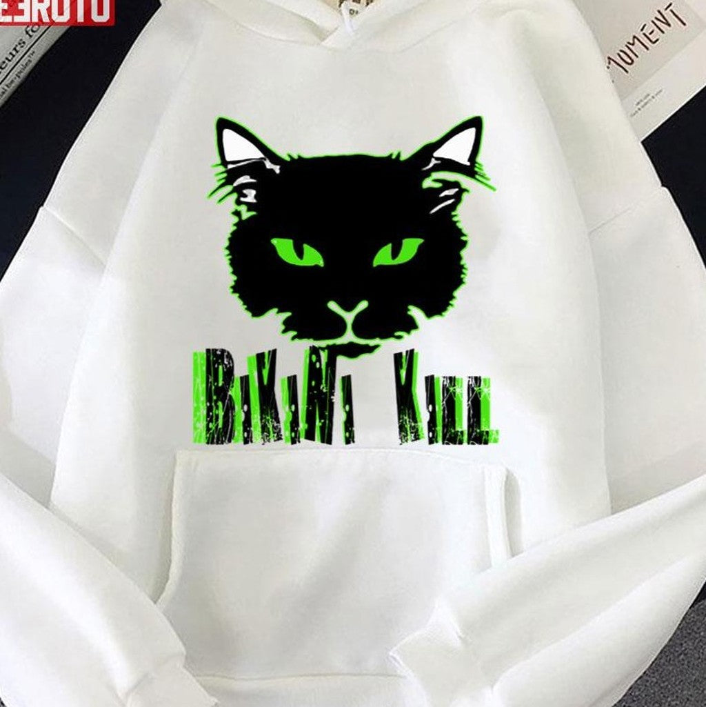 Black Cat Bikin Kill Cat For Music Band Unisex T-Shirt
