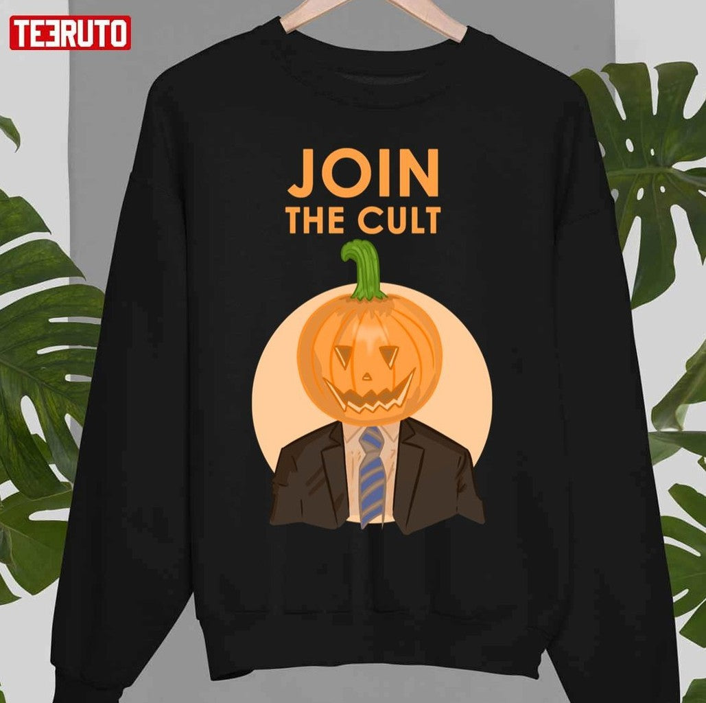 Pumpkin Head Dwights Halloween Unisex T-Shirt