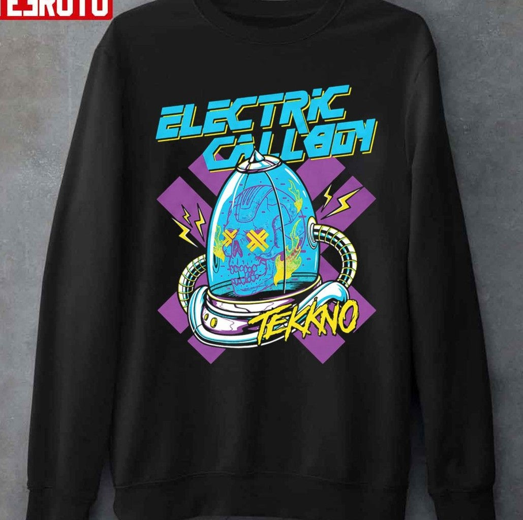 Robot Skul Ec Tekkno Electric Callboy Unisex T-Shirt