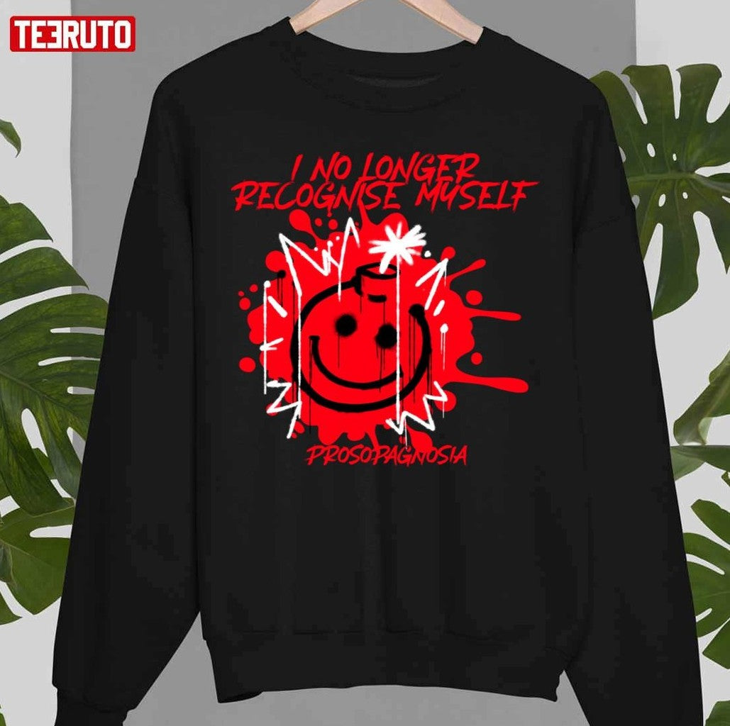 Prosopagnosia Grunge Don't Recognise Myself Design Unisex T-Shirt