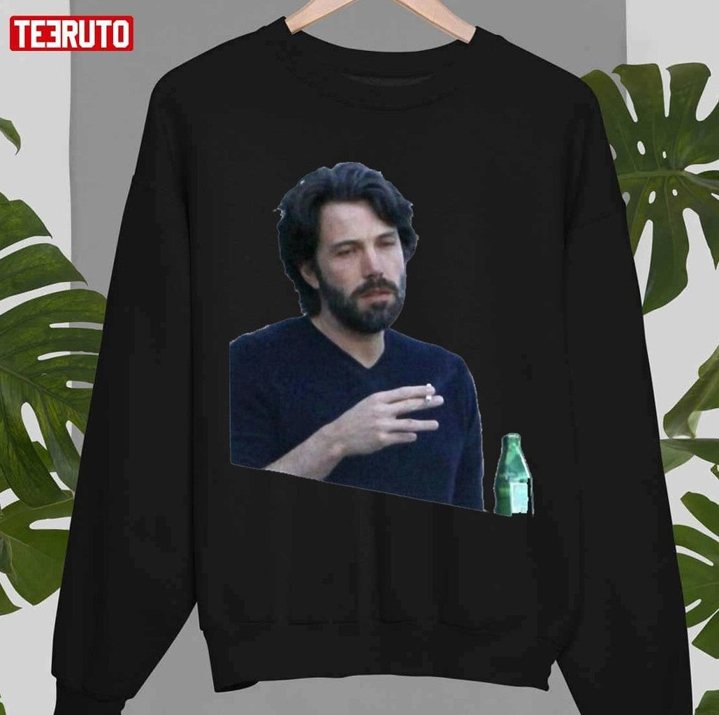 Smoking Ben Affleck Meme Unisex T-Shirt