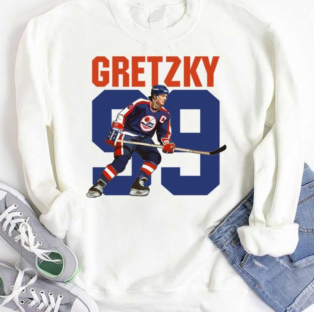 The 99 Wayne Gretzkys The White Tornado Unisex Hoodie