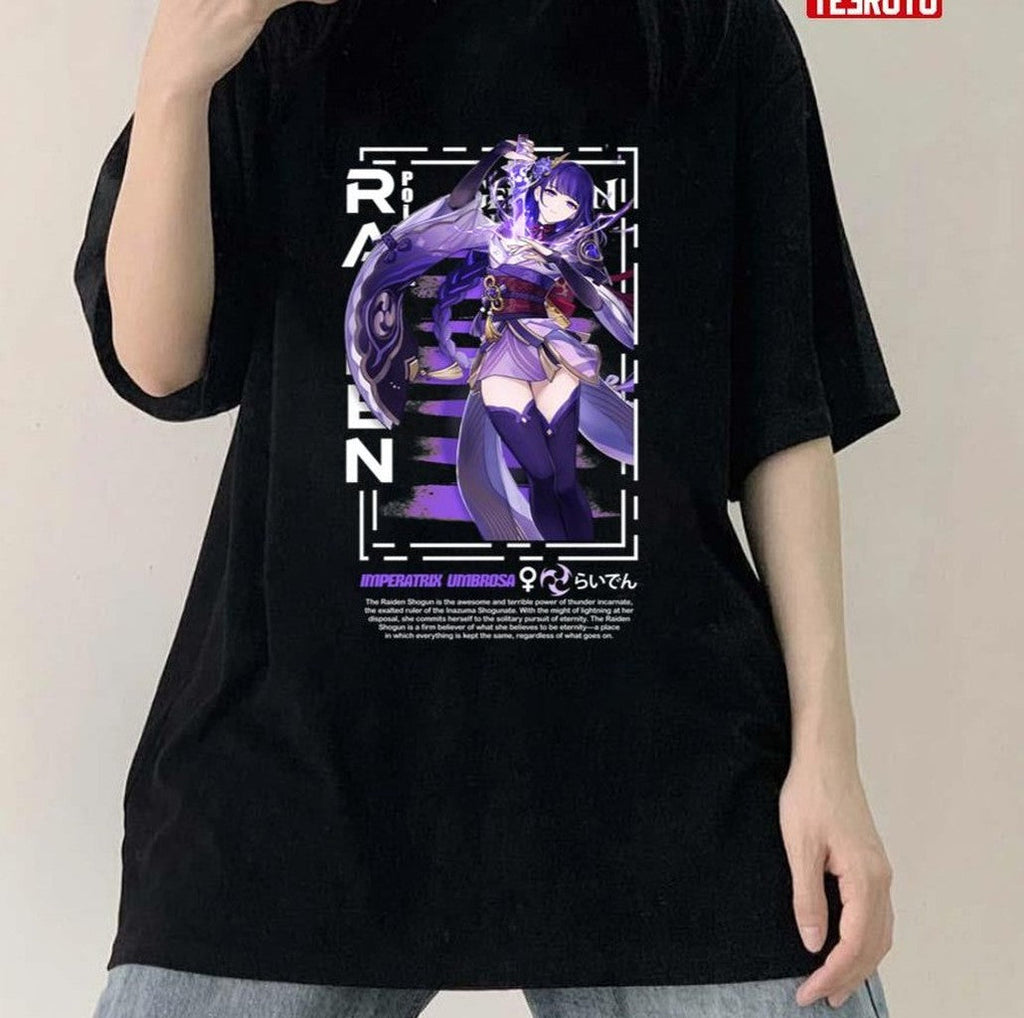Raiden Shogun Genshin Impact Aesthetic Unisex T-Shirt