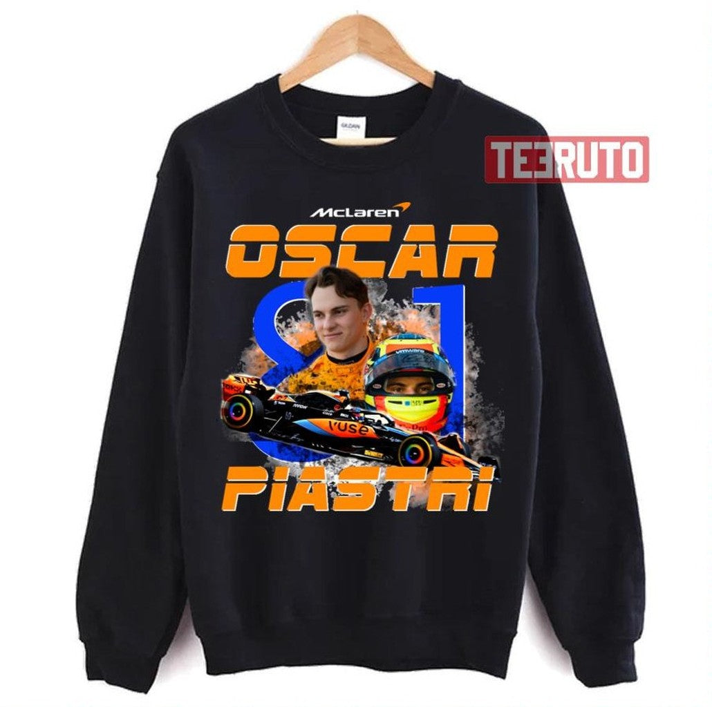 Oscar Piastri Formula One F1 Driver 2023 Fan Art Unisex T-Shirt
