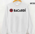 Bacardi Typographic Logo Rum Unisex Sweatshirt