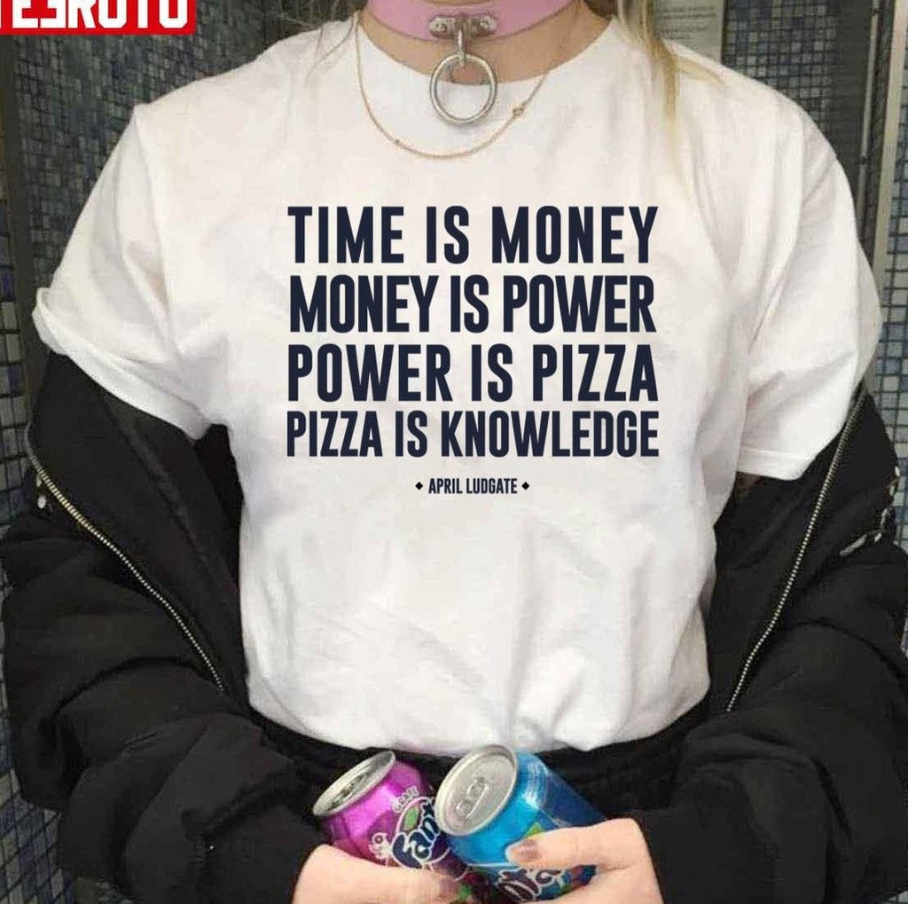 Pizza Is Knowledge Parks and Recreation Unisex T-Shirt