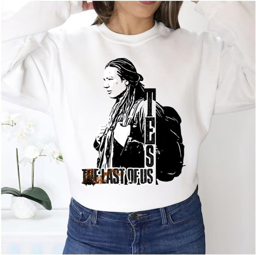Tess Black Art The Last Of Us Unisex Sweatshirt