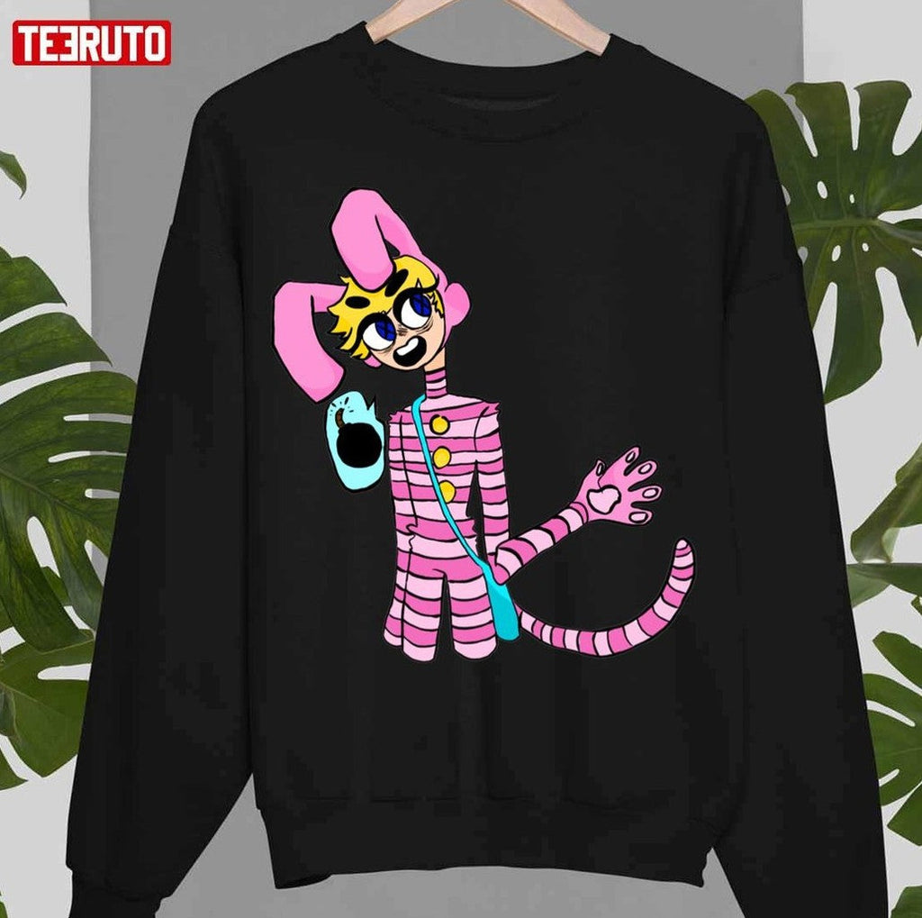 Popee Pink Bunny Popee The Performer Unisex Sweatshirt