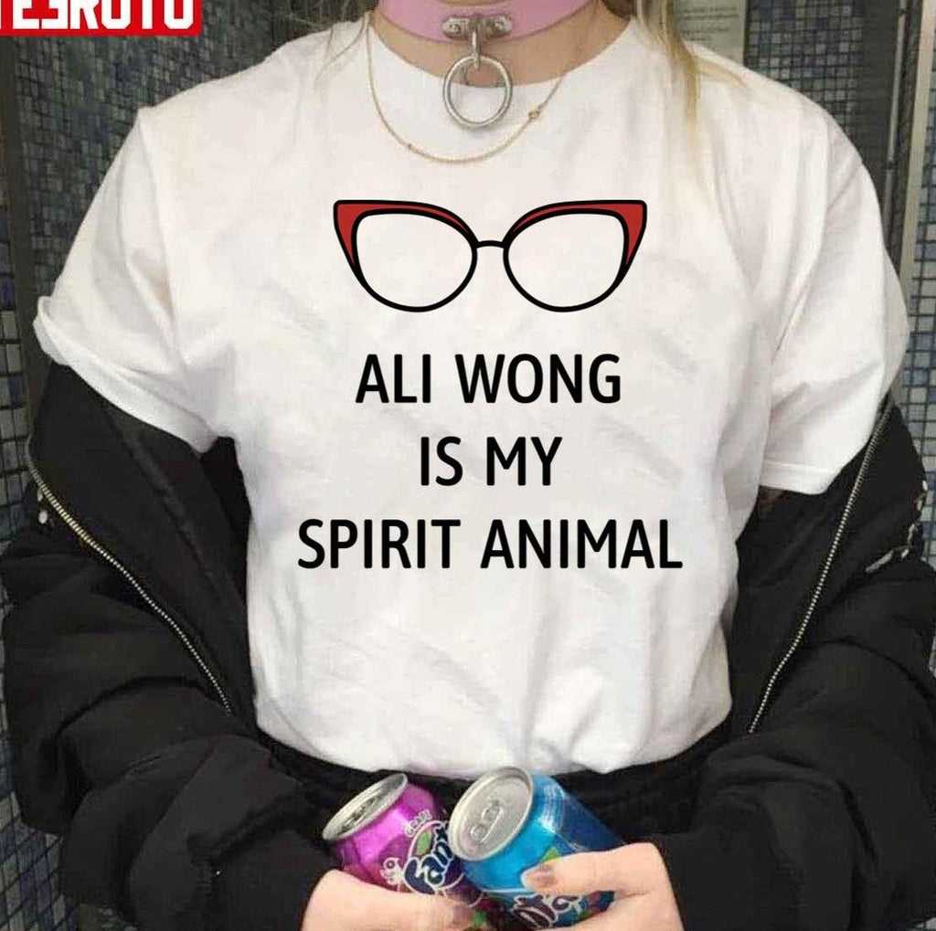 She Is My Spirit Animal Ali Wong Glasses Unisex T-Shirt