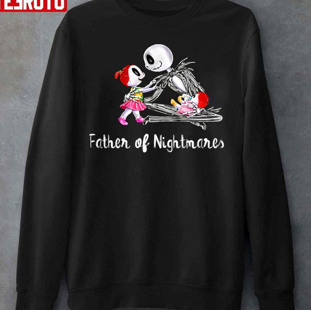 The Family Nightmare Halloween Before Christmas Father Jack Skellington Unisex Sweatshirt