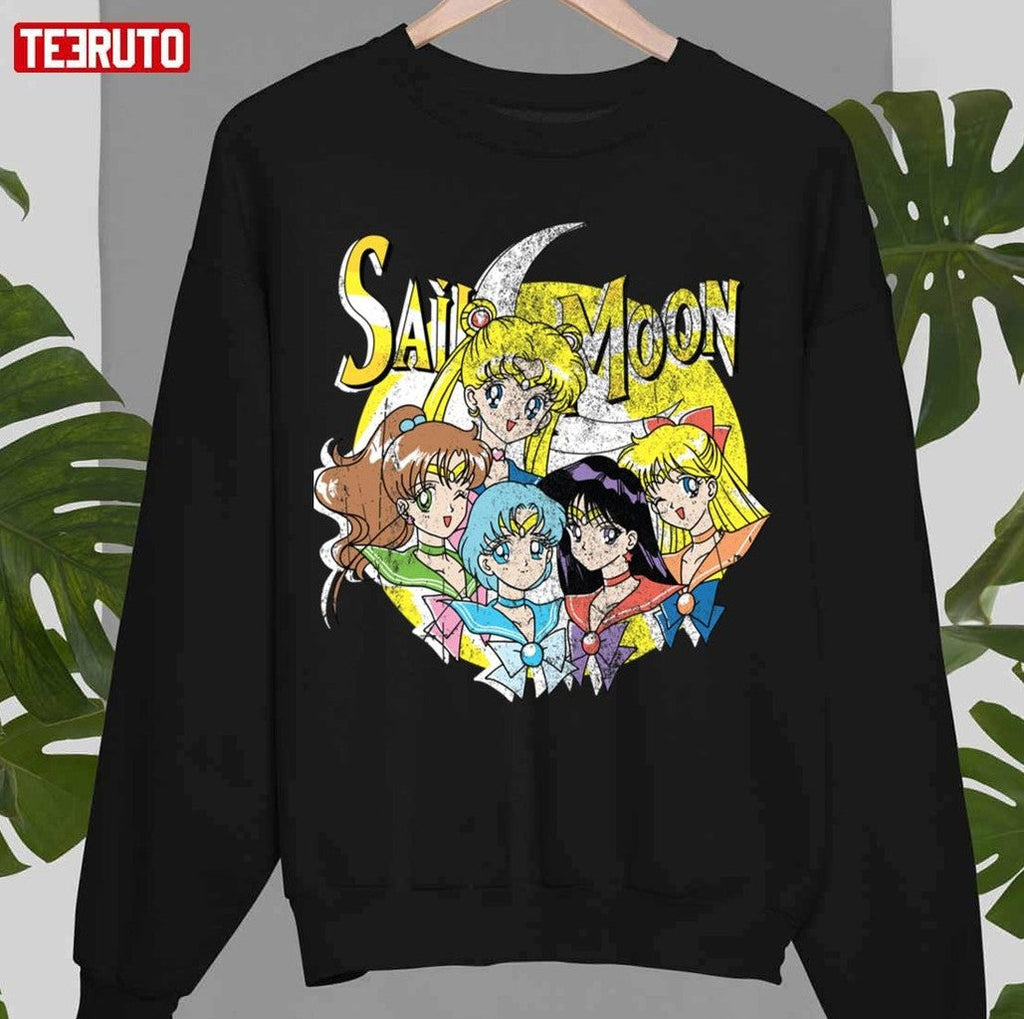 Moon Warrior Vintage Design Sailor Moon Unisex Sweatshirt