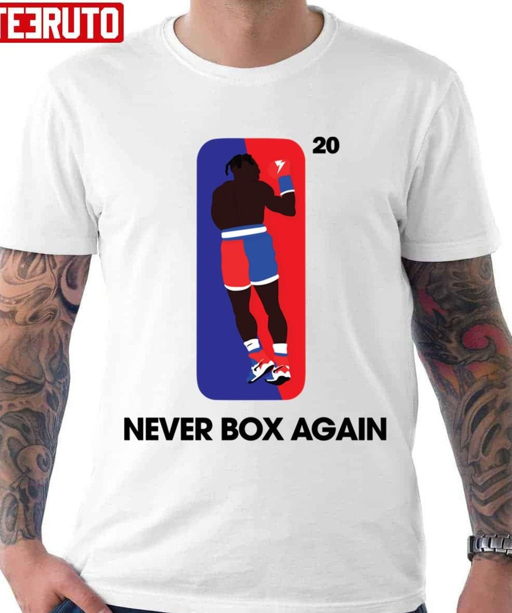 Nate Robinson Vs Jake Paul Never Box Again Unisex T-shirt