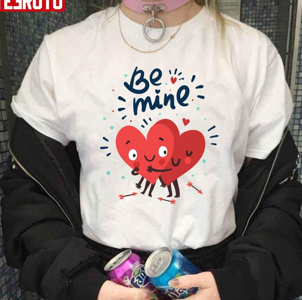 Be Mine Valentine's Day Hearts Unisex Hoodie