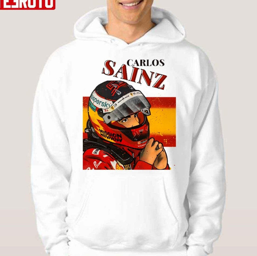 Animated Design Formula 1 Carlos Sainz Unisex T-Shirt