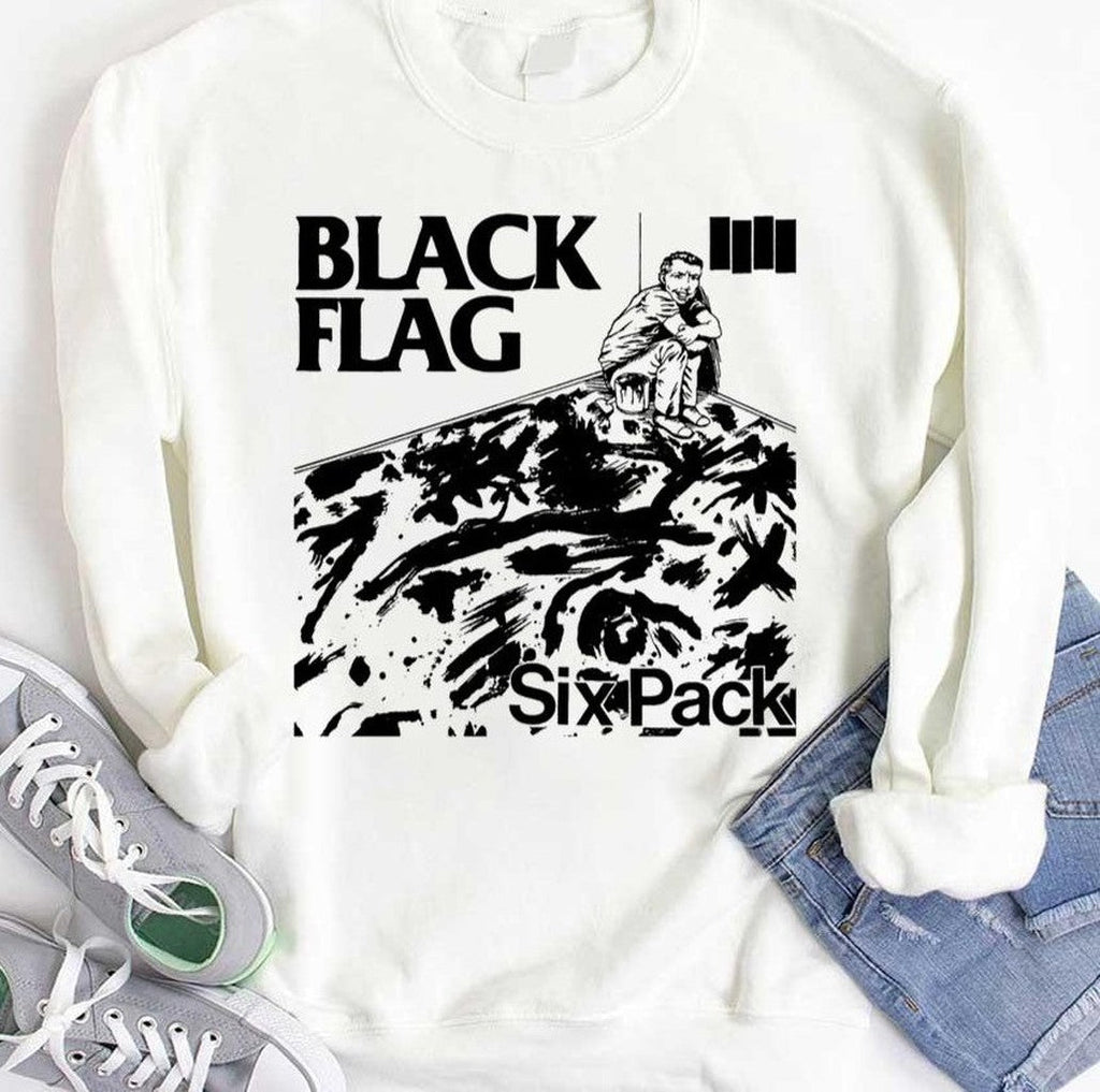 Six Pack Black Logo And Flag Unisex T-Shirt