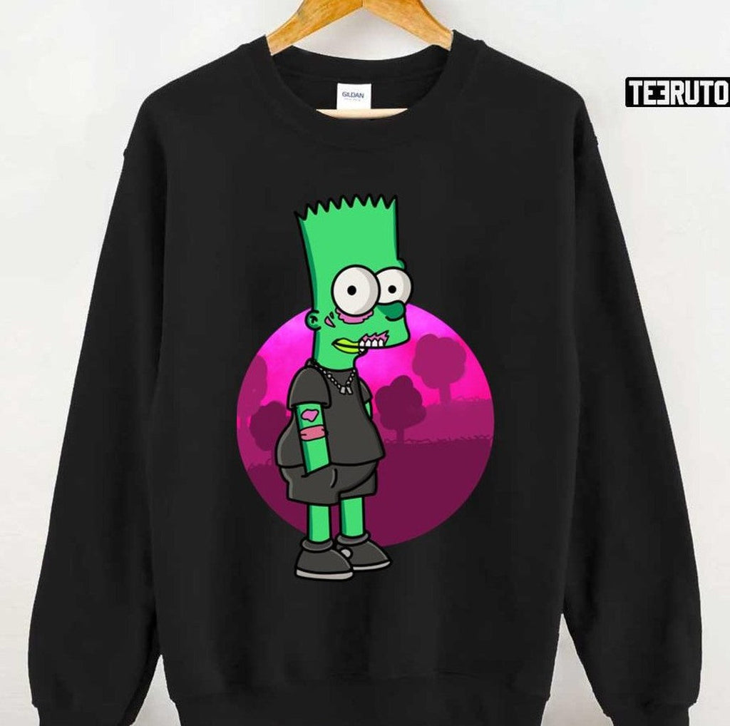 Bart Tropper The Simpsons Creepy Costume Art Unisex T-Shirt