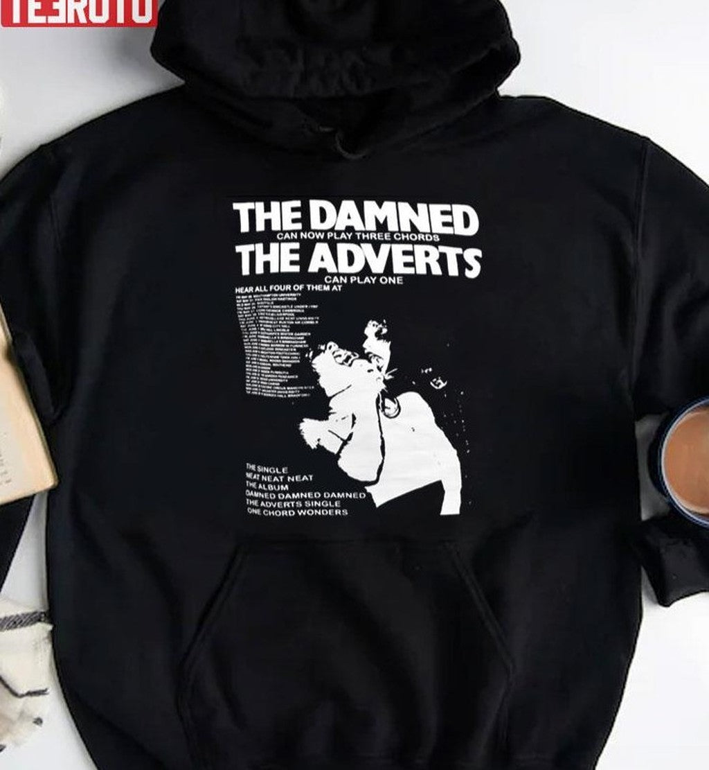 The Damned The Adverts Tour 90s Unisex T-Shirt