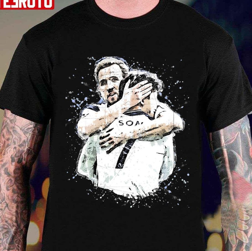 Teamwork Harry Kane And Heung Min Son Totenham Player Unisex T-shirt
