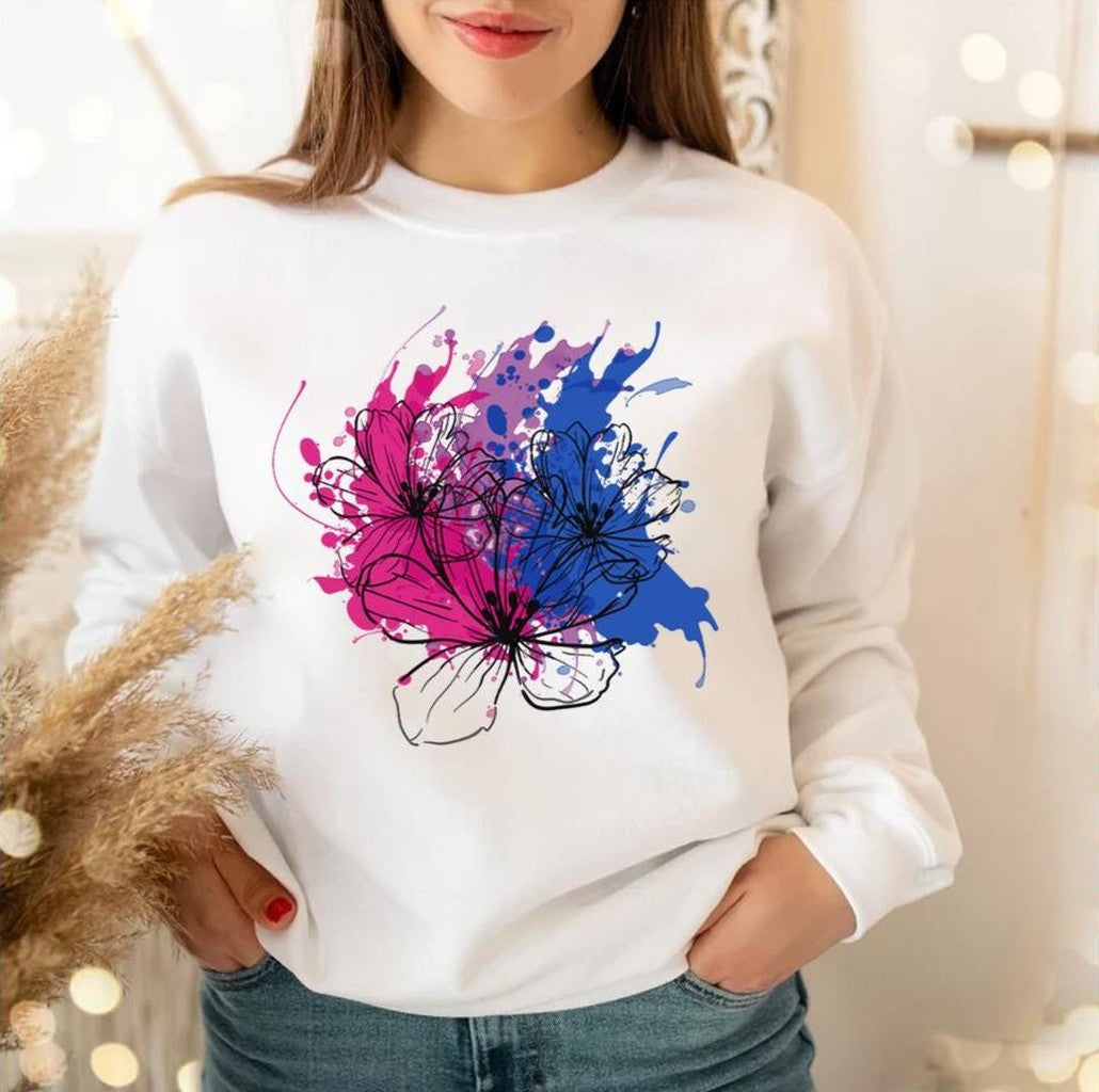 Subtle Bisexual Lgbt Pride Flag Unisex Sweatshirt