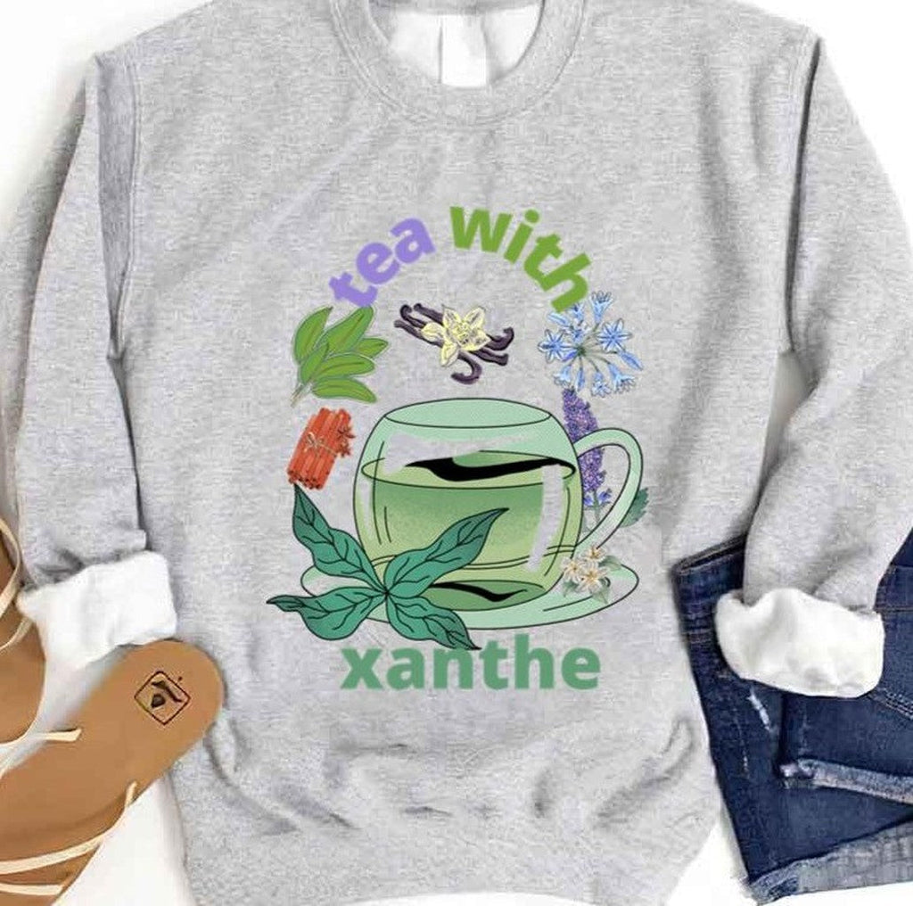Tea With Xanthe Green Plants Unisex T-Shirt