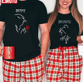 Beauty And The Beast Couple Matching Valentine's Day Unisex T-Shirt