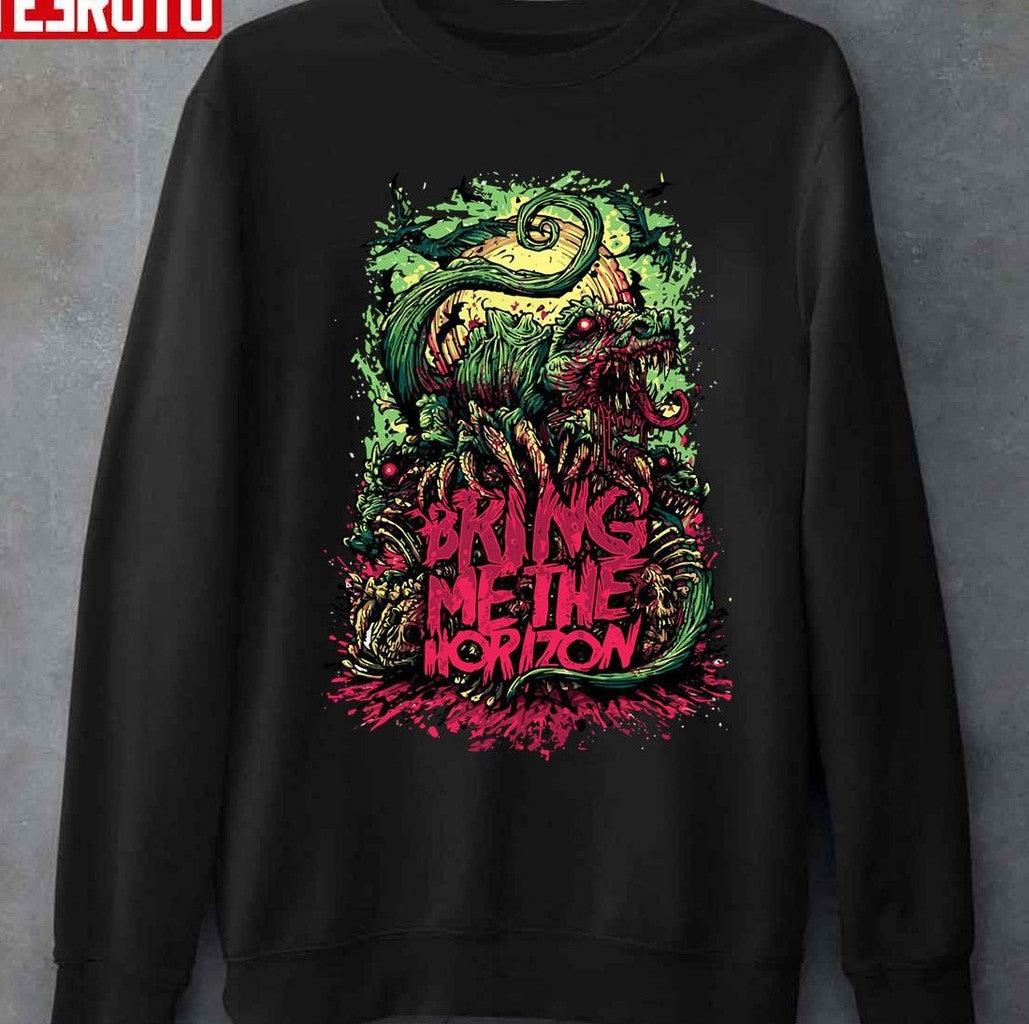 The Amazing Art Of Bring Me The Horizon Band Unisex Sweatshirt