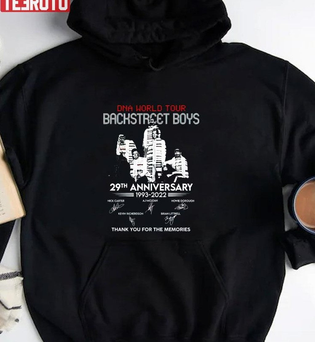 Backstreet Boys Dna Tour 2022 29th Anniversary Unisex T-Shirt