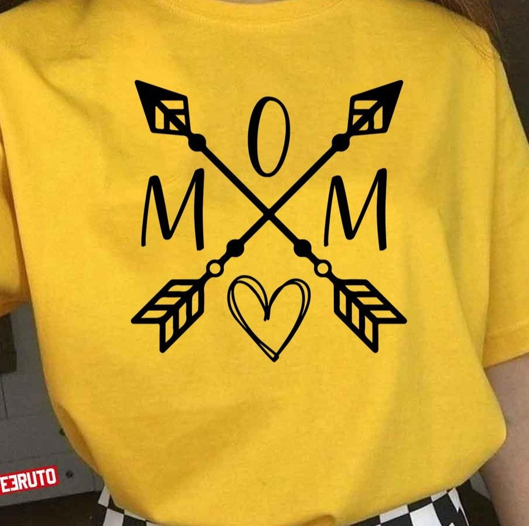 Mom Arrow Art Women T-Shirt