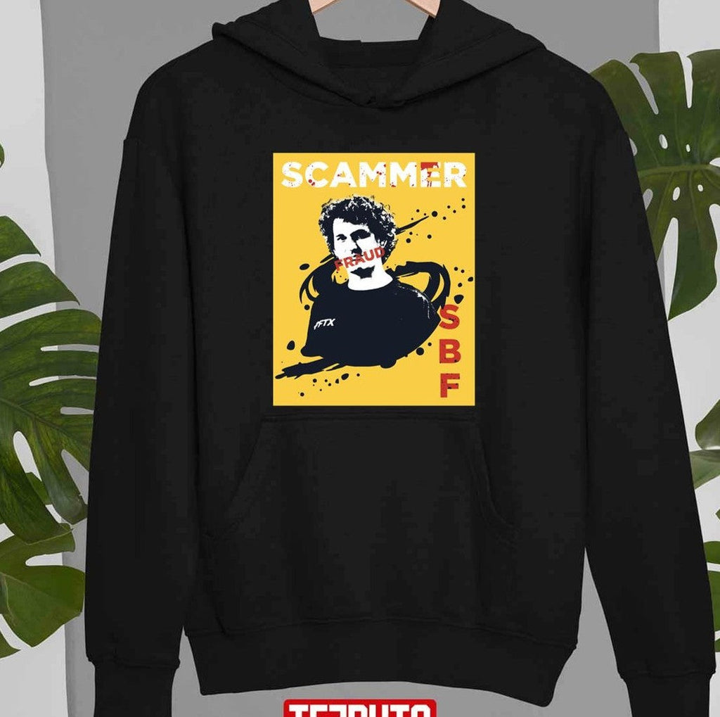 Sbf Scammer Sam Bankman Fraud Painting Unisex T-Shirt